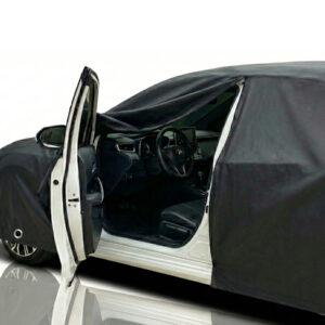 Capa Impermeável em Couro Ecológico com Abertura Lateral Ziper Kahawai