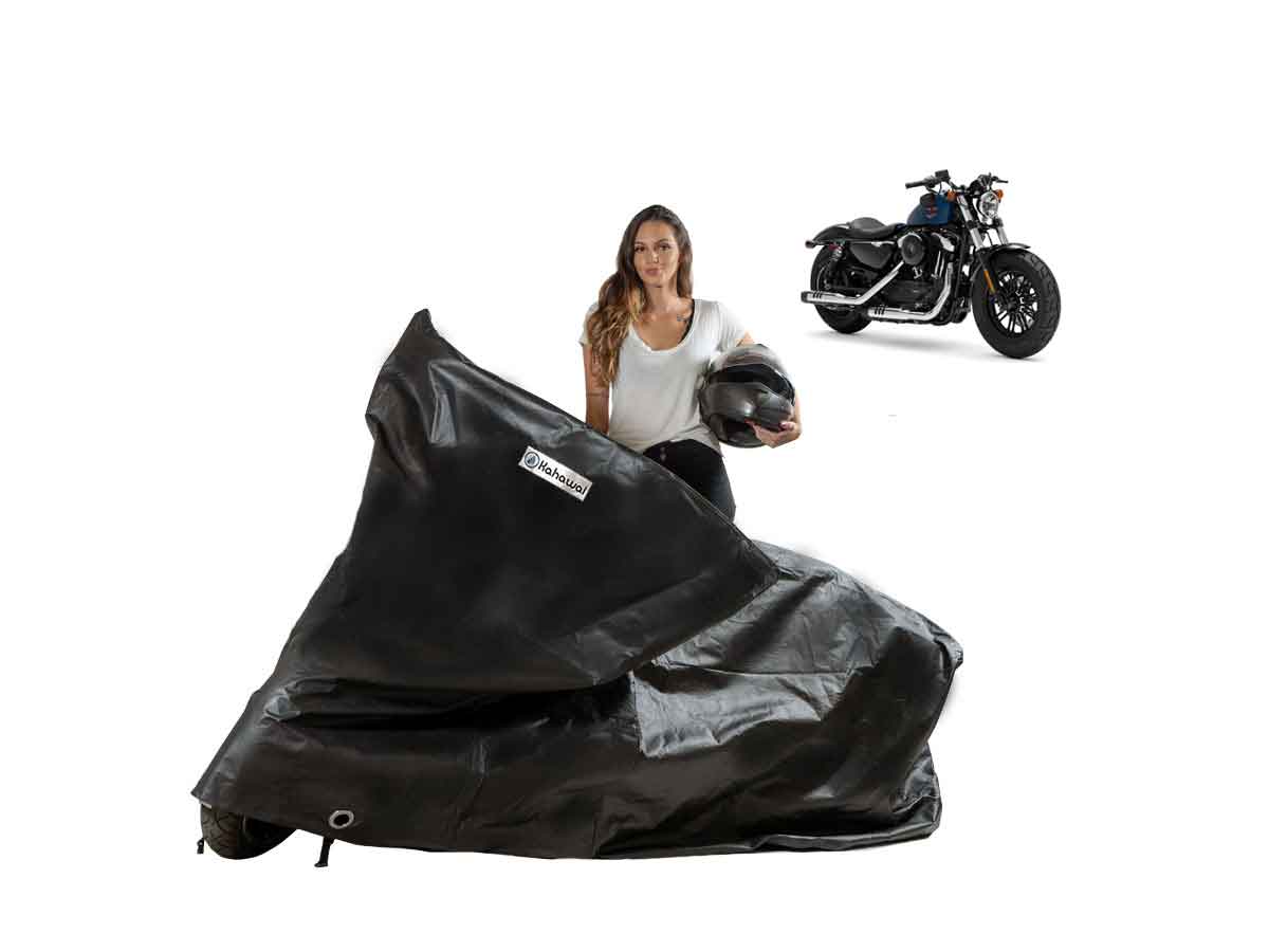 HD-Forty-Eight Capa Cobrir Moto Harley Davidson Forty Eight Impermeável Forrada
