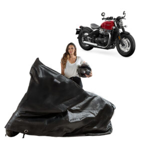 Capa de Cobrir Moto Triumph Bonneville Bobber Black