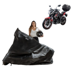 Capa Protetora Impermeável Forrada Haojue DR 160 FI com Baú