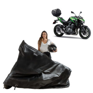 Capa Protetora Moto Kawasaki Z900R com Baú