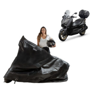 Capa Cobrir Moto Chuva Sol Forrada XMAX 250 com Baú Bauleto