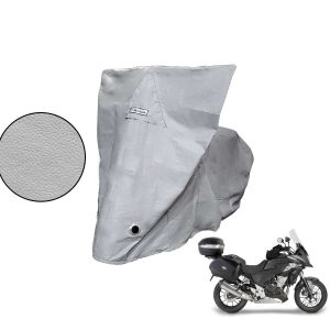 Capa Protetora Honda CB 400/ 450/ 500 Com Baú Cinza