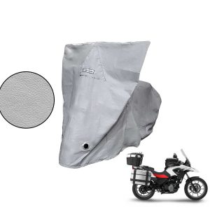 Capa Protetora Moto BMW G650 GS Com Baú Cinza