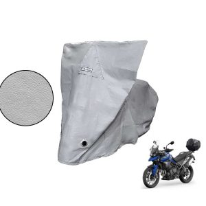 Capa Protetora Moto Triumph Tiger 900 GT Pro Com Baú Cinza