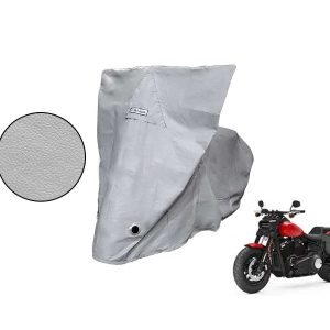 Capa Protetora Harley Davidson Fat Bob c/ Alforge Cinza