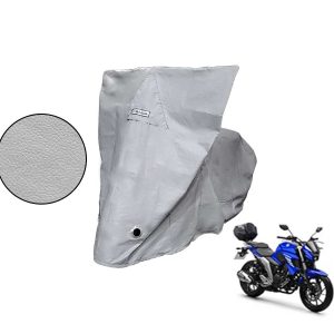 Capa Protetora Moto Yamaha Fazer 250 FZ25 com Baú Cinza