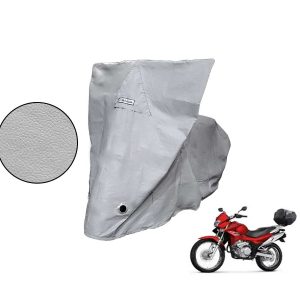 Capa Protetora Moto Honda NX 400i Falcon com Baú Cinza