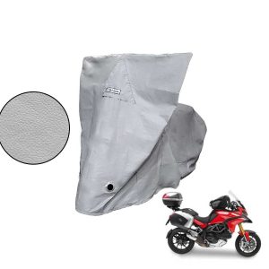Capa Protetora Moto Ducati Multstrada V2 S c/ Baú Cinza