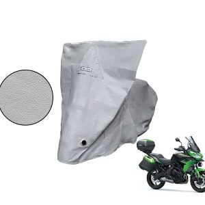 Capa Protetora Moto Kawasaki Versys Touring com Baú Cinza