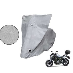 Capa Protetora Moto Kawasaki Z 650 RS com Baú/ Bauleto Cinza