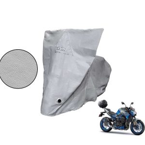 Capa Protetora Moto Kawasaki Z900R com Baú/ Bauleto Cinza