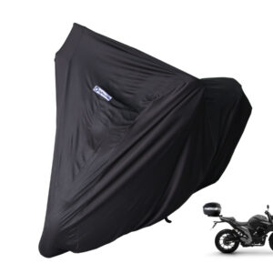 Capa Moto Lycra Tecido Honda Fazer FZ15 FZ25 com Baú
